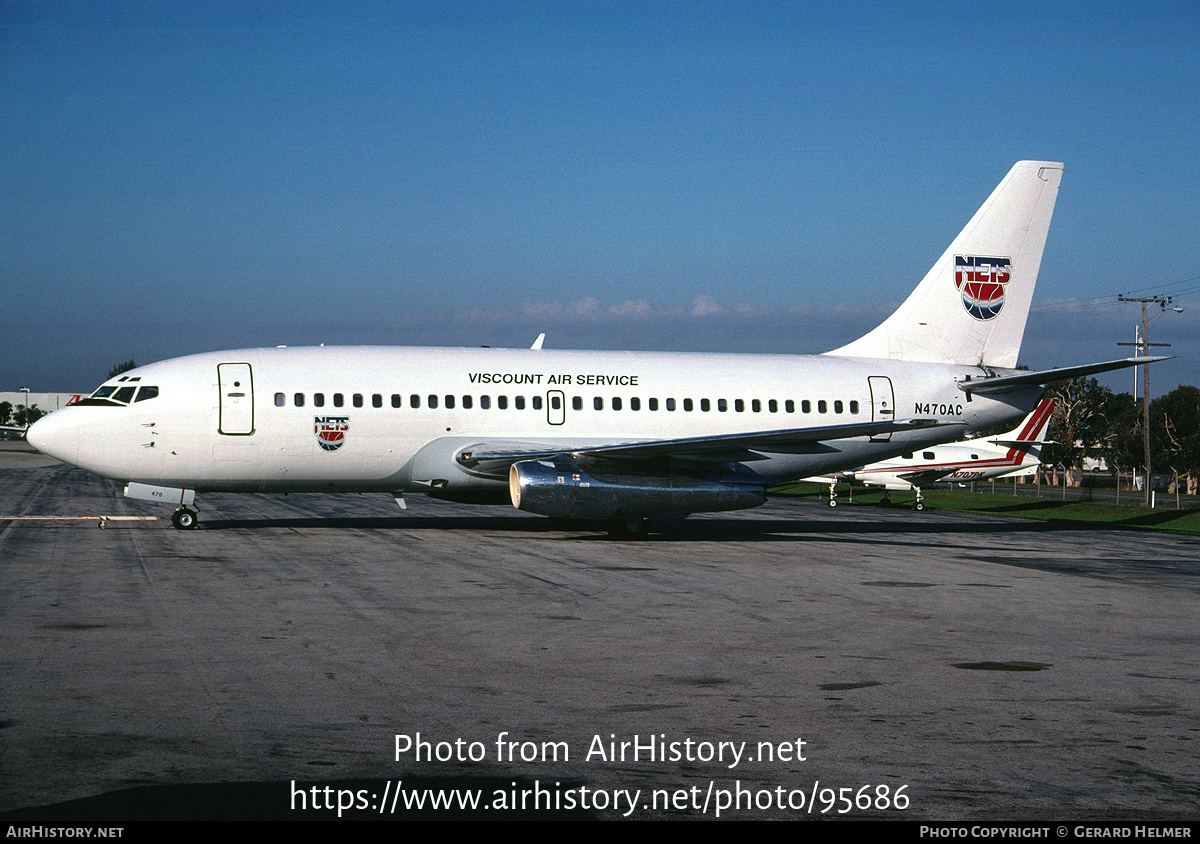 Aircraft Photo of N470AC | Boeing 737-247 | Viscount Air Service | AirHistory.net #95686