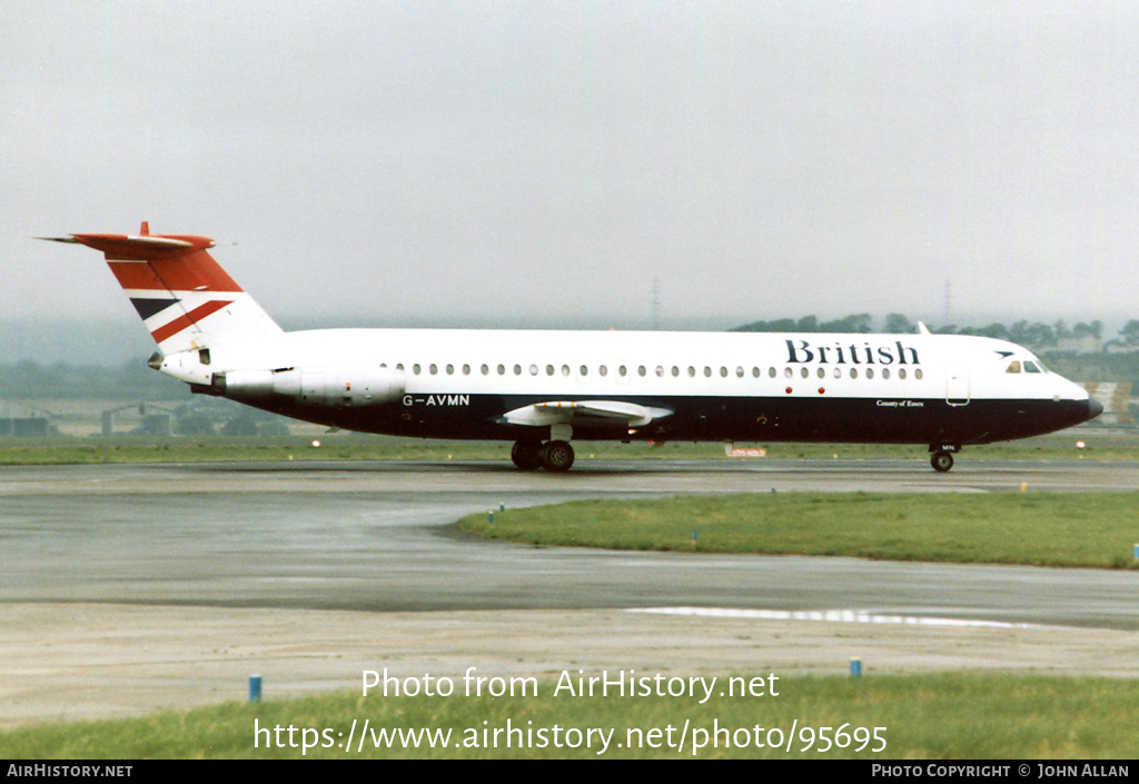 Aircraft Photo of G-AVMN | BAC 111-510ED One-Eleven | British Airways | AirHistory.net #95695