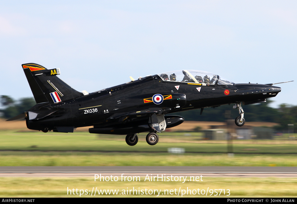 Aircraft Photo of ZK036 | BAE Systems Hawk T2 | UK - Air Force | AirHistory.net #95713