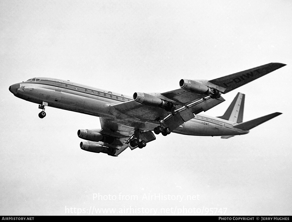 Aircraft Photo of I-DIWT | Douglas DC-8-43 | Alitalia | AirHistory.net #95747