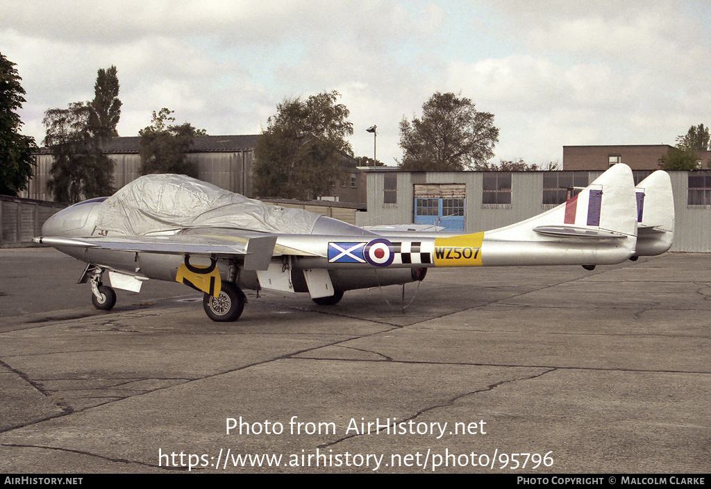 Aircraft Photo of G-VTII / WZ507 | De Havilland D.H. 115 Vampire T11 | UK - Air Force | AirHistory.net #95796