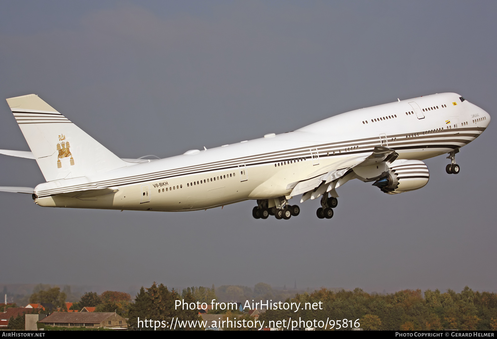 Aircraft Photo of V8-BKH | Boeing 747-8LQ(BBJ) | Brunei Sultan's Flight | AirHistory.net #95816