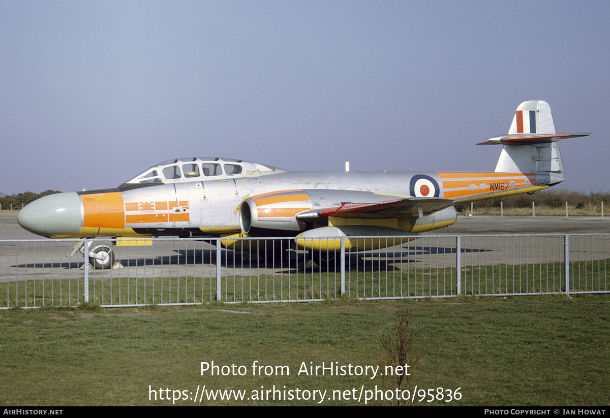 Aircraft Photo of WM167 | Gloster Meteor TT20 | UK - Air Force | AirHistory.net #95836