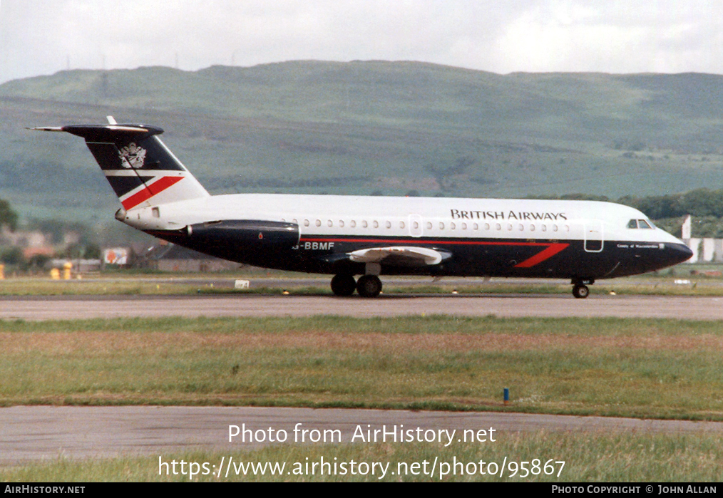 Aircraft Photo of G-BBMF | BAC 111-401AK One-Eleven | British Airways | AirHistory.net #95867