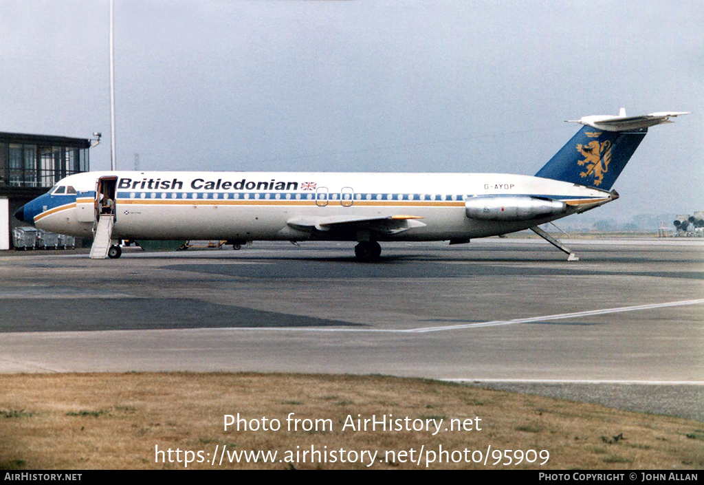 Aircraft Photo of G-AYOP | BAC 111-530FX One-Eleven | British Caledonian Airways | AirHistory.net #95909