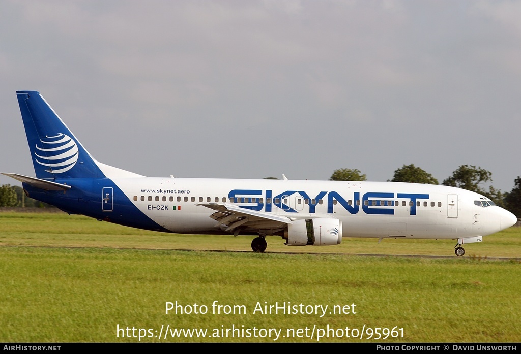 Aircraft Photo of EI-CZK | Boeing 737-4Y0 | SkyNet Airlines | AirHistory.net #95961