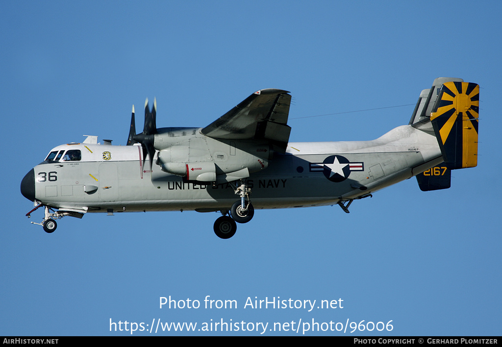 Aircraft Photo of 162167 | Grumman C-2A Greyhound | USA - Navy | AirHistory.net #96006