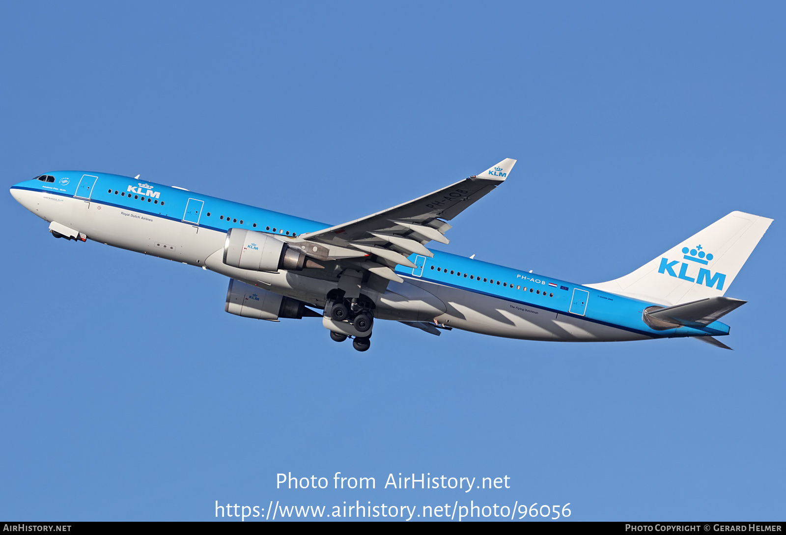 Aircraft Photo of PH-AOB | Airbus A330-203 | KLM - Royal Dutch Airlines | AirHistory.net #96056