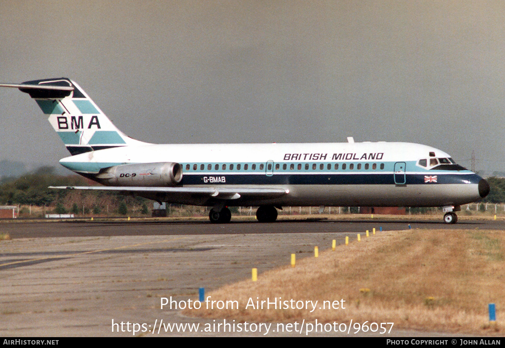 Aircraft Photo of G-BMAB | Douglas DC-9-15 | British Midland Airways - BMA | AirHistory.net #96057