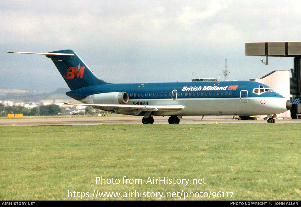 Aircraft Photo of G-BMAG | Douglas DC-9-15 | British Midland Airways - BMA | AirHistory.net #96117