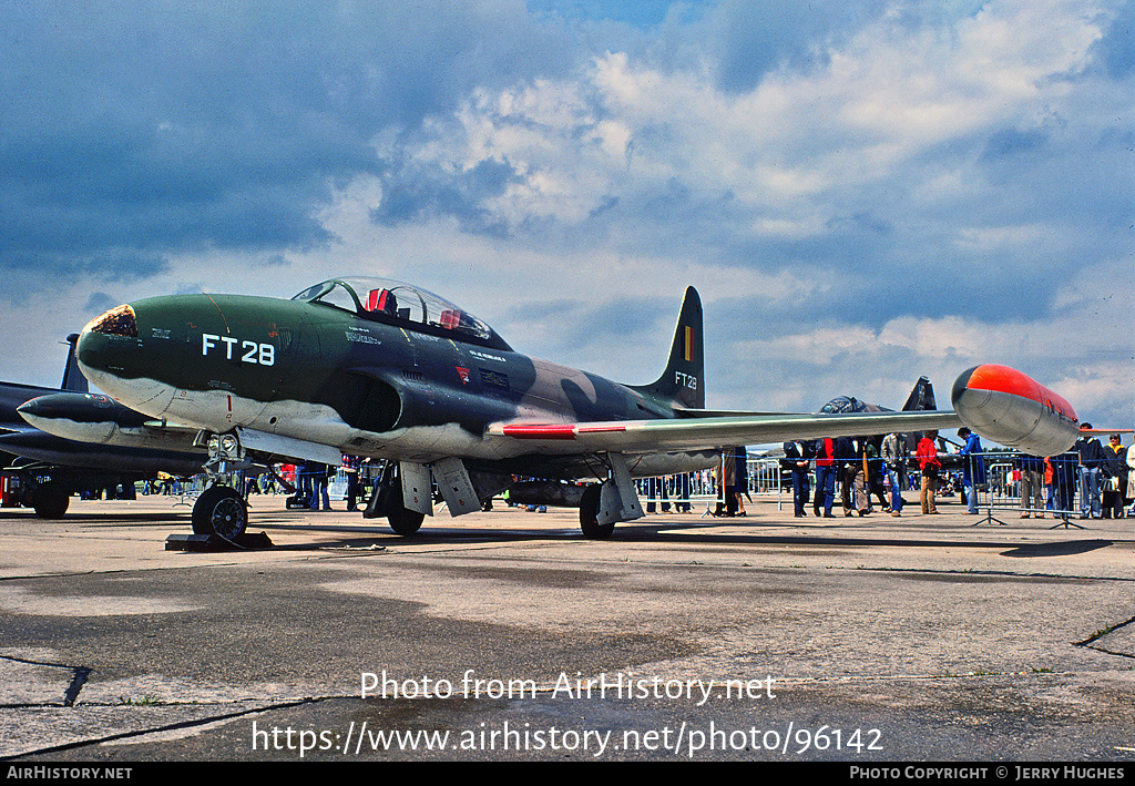 Aircraft Photo of FT28 | Lockheed T-33A | Belgium - Air Force | AirHistory.net #96142