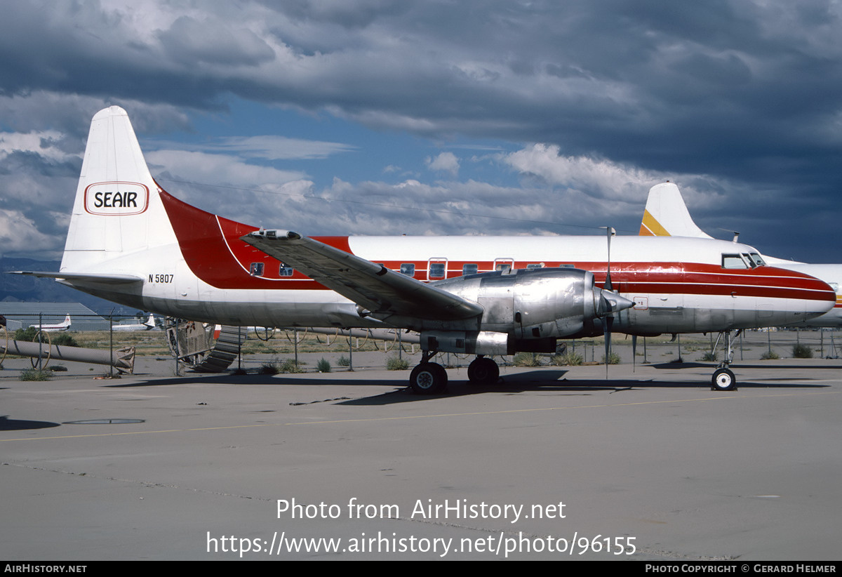 Aircraft Photo of N5807 | Convair 580 | Seair Alaska Airlines | AirHistory.net #96155