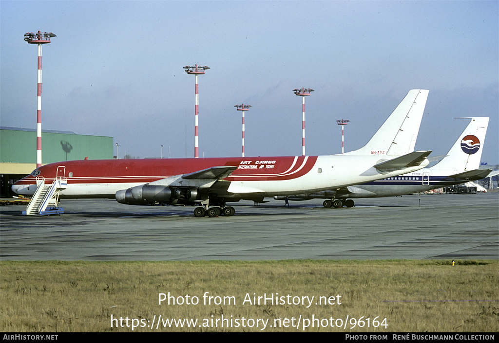 Aircraft Photo of 5N-AYZ | Douglas DC-8-33(F) | International Air Tours - IAT Cargo | AirHistory.net #96164