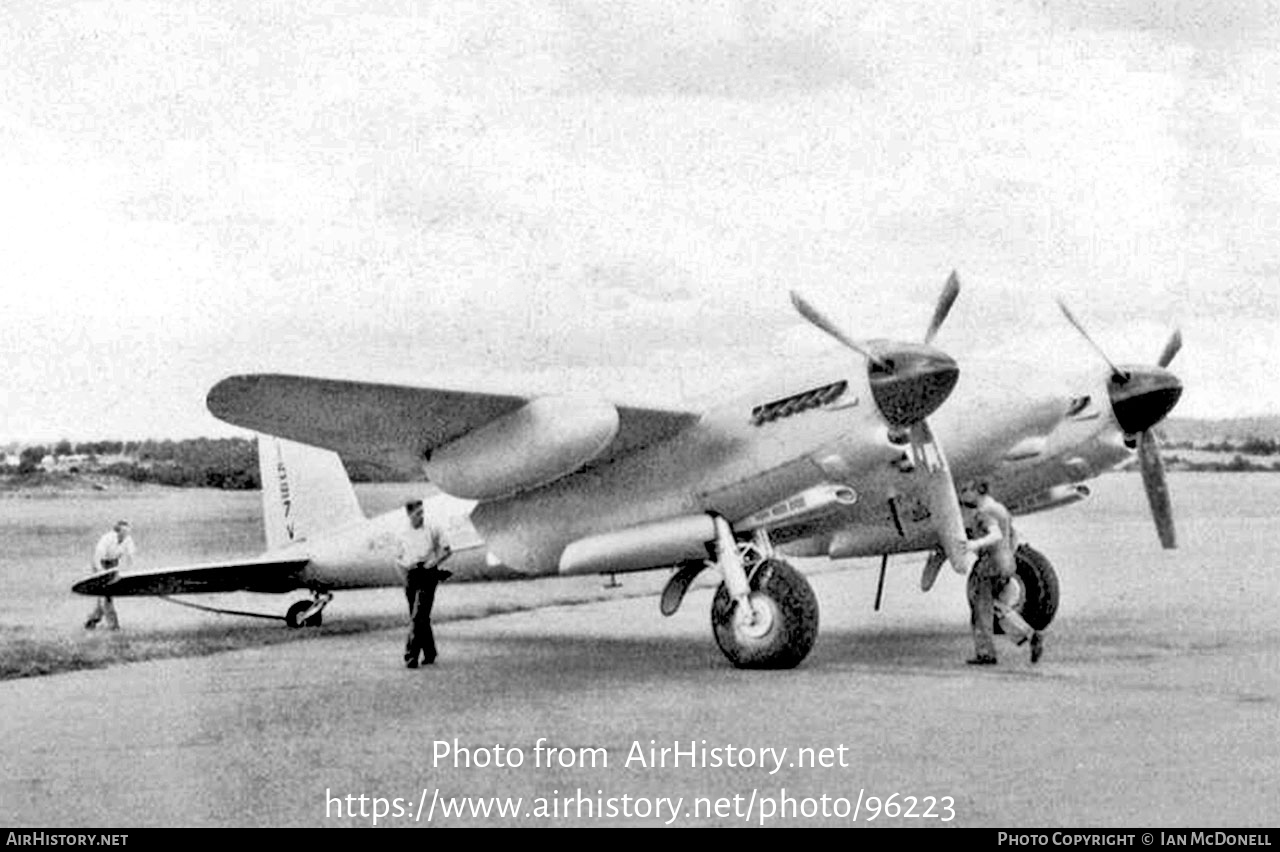 Aircraft Photo of N1597V | De Havilland D.H. 98 Mosquito PR41 | World Wide Surveys | AirHistory.net #96223