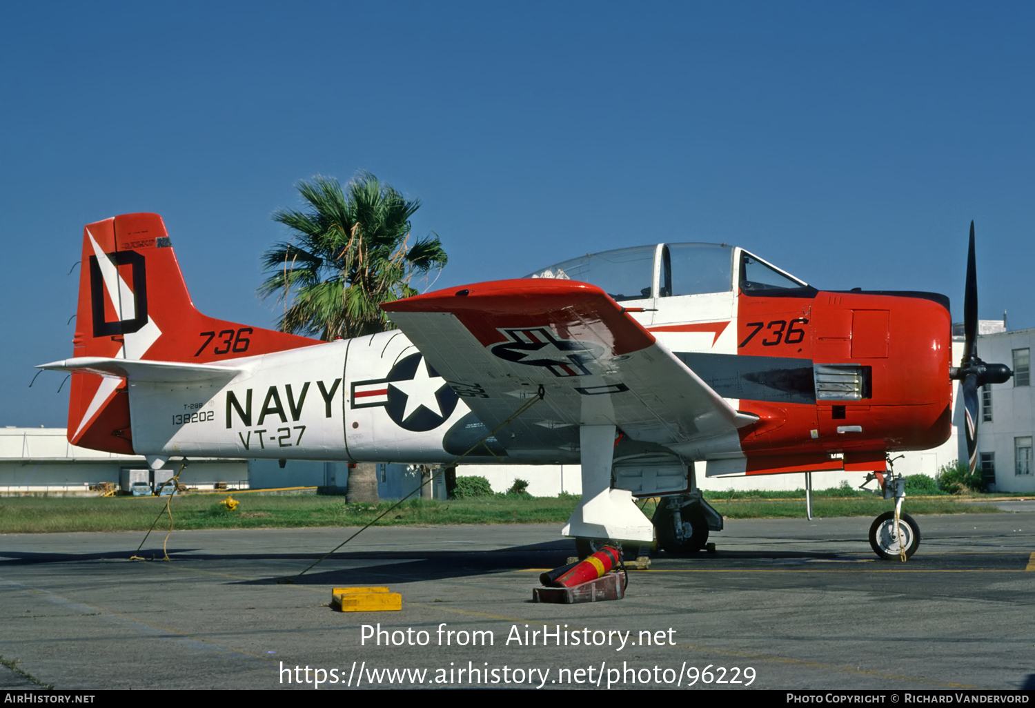 Aircraft Photo of 138202 | North American T-28B Trojan | USA - Navy | AirHistory.net #96229