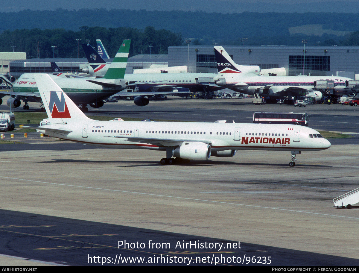 Aircraft Photo of C-GNXC | Boeing 757-28A | Nationair | AirHistory.net #96235