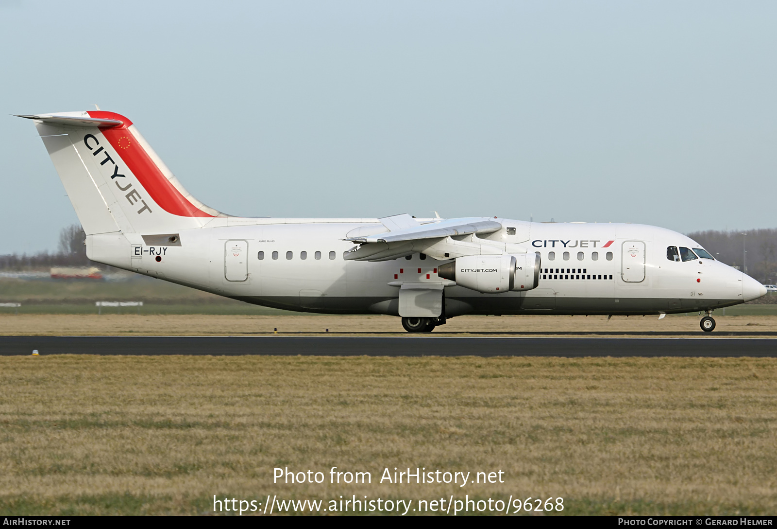 Aircraft Photo of EI-RJY | British Aerospace Avro 146-RJ85A | CityJet | AirHistory.net #96268