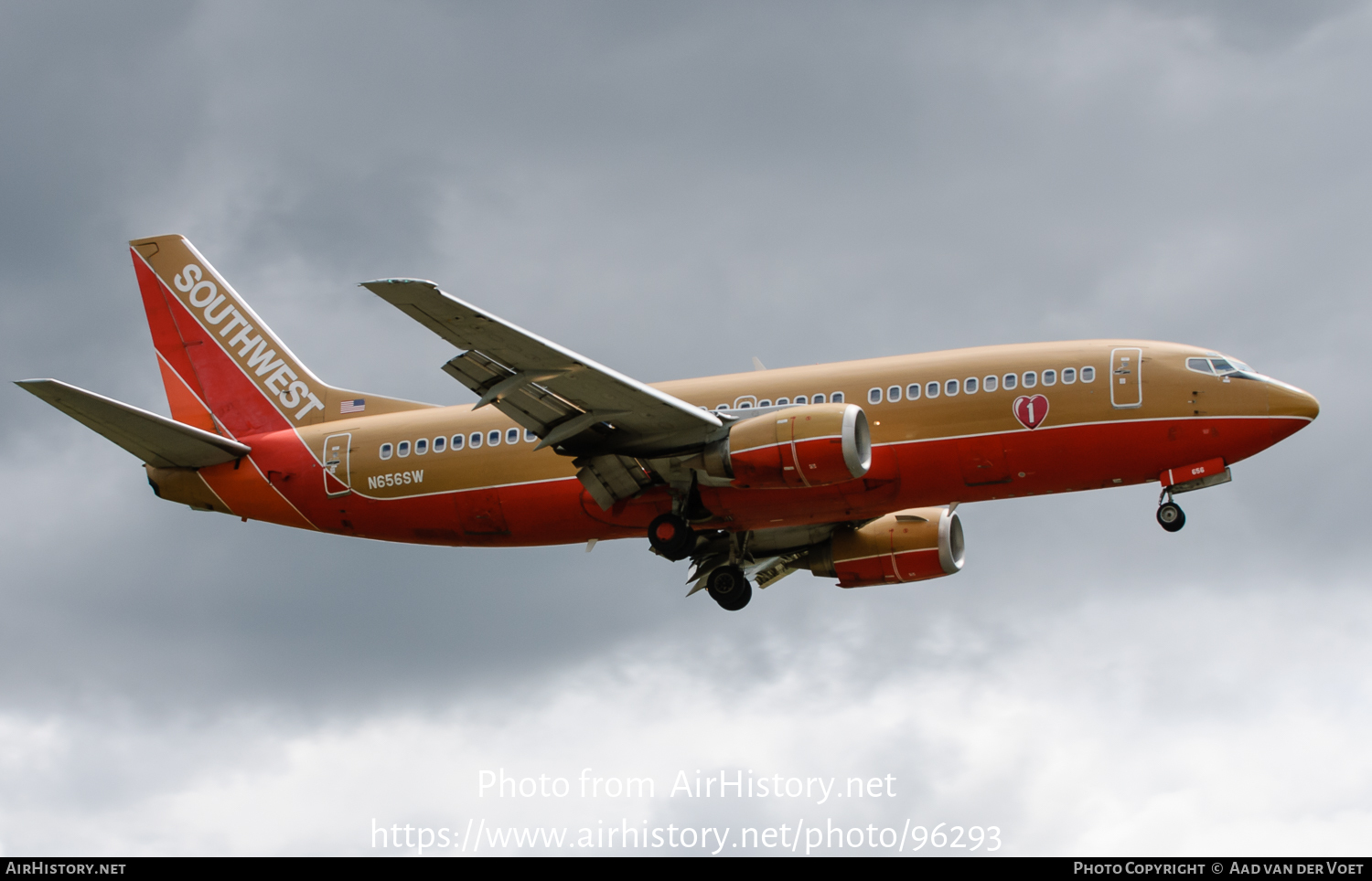 Aircraft Photo of N656SW | Boeing 737-3H4 | Southwest Airlines | AirHistory.net #96293