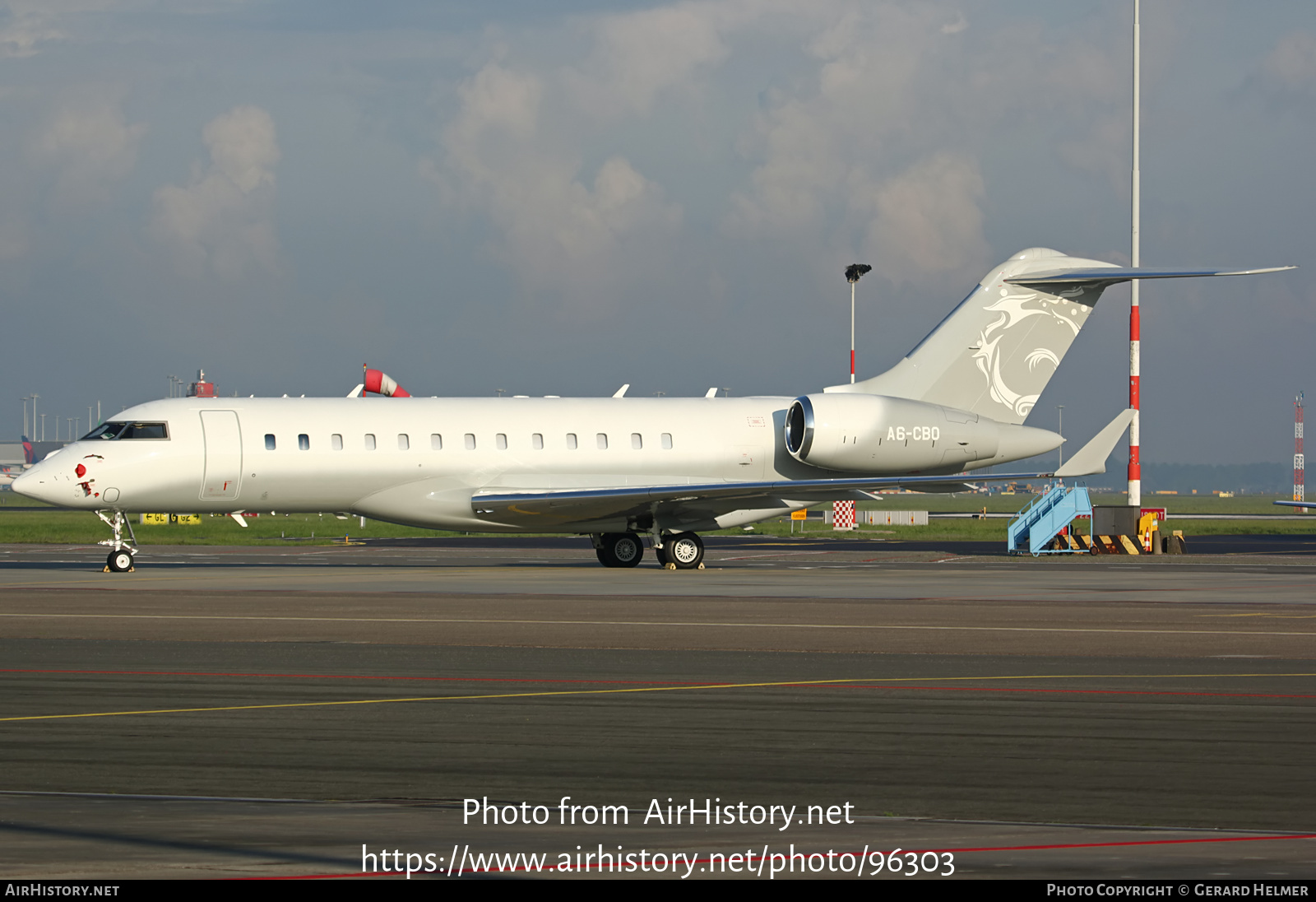 Aircraft Photo of A6-CBO | Bombardier Global Express XRS (BD-700-1A10) | AirHistory.net #96303