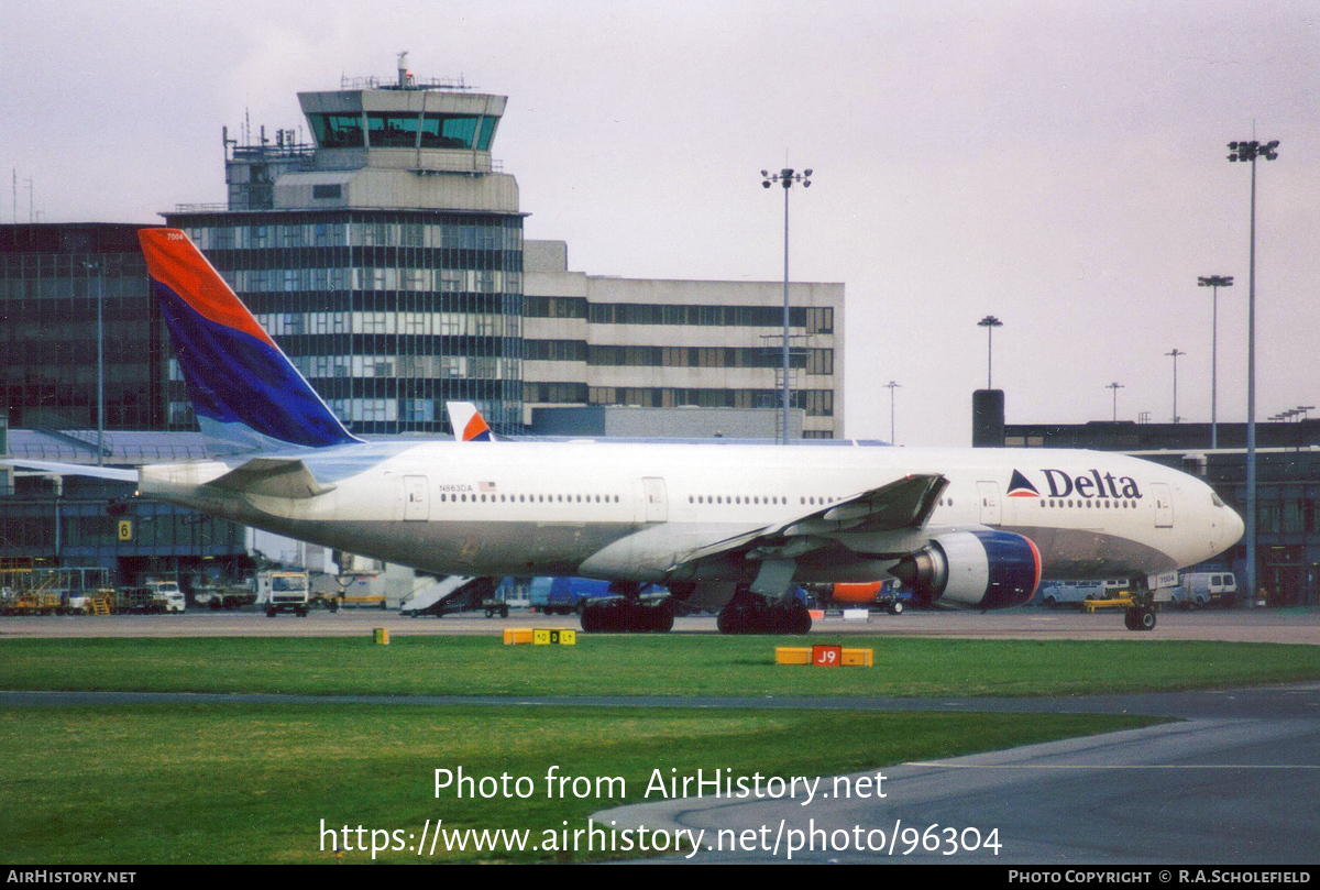 Aircraft Photo of N863DA | Boeing 777-232/ER | Delta Air Lines | AirHistory.net #96304