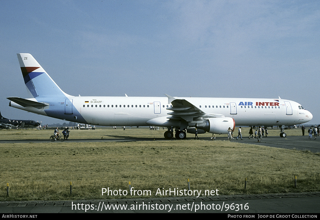 Aircraft Photo of D-AVZF | Airbus A321-111 | Air Inter | AirHistory.net #96316