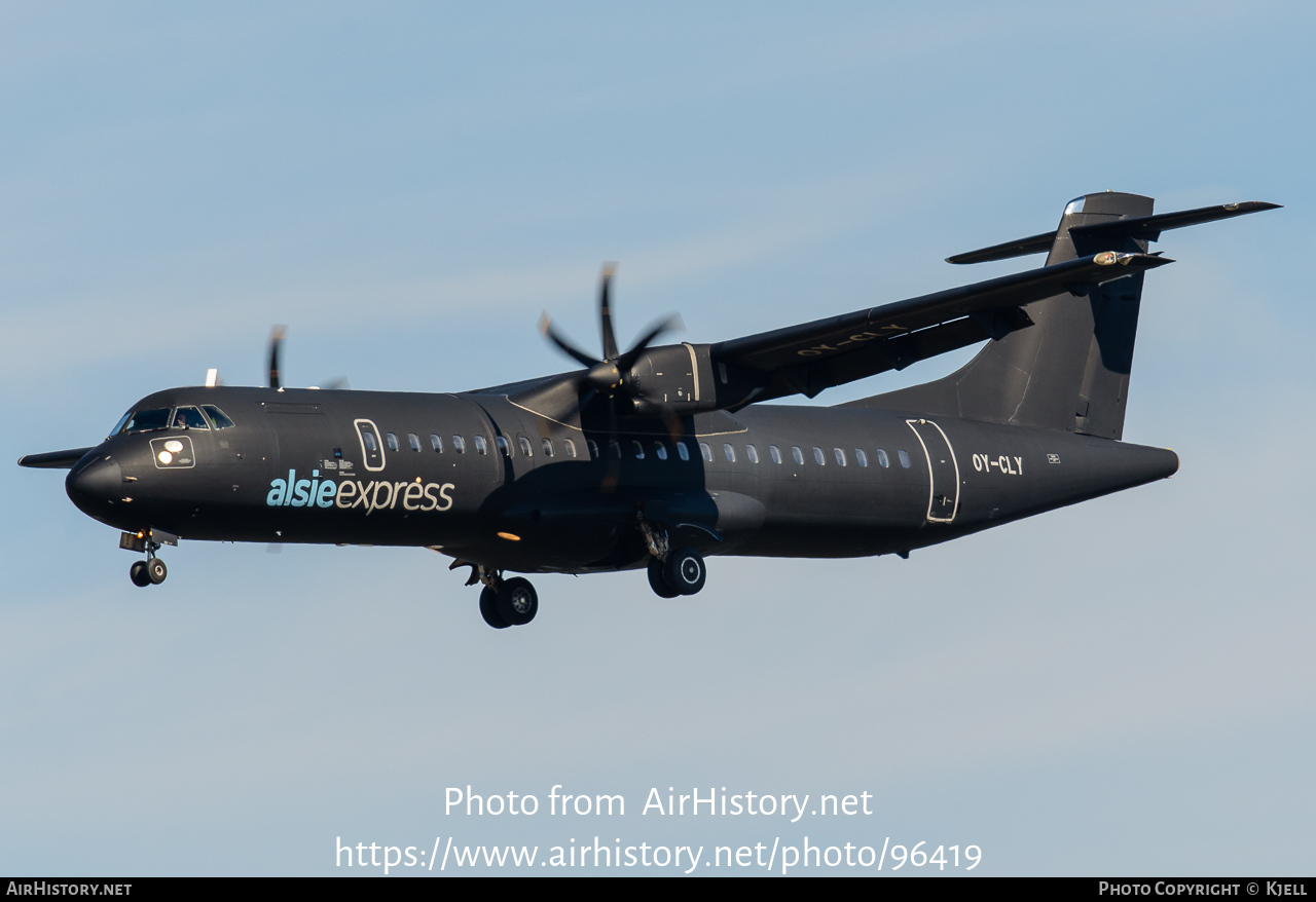 Aircraft Photo of OY-CLY | ATR ATR-72-500 (ATR-72-212A) | Alsie Express | AirHistory.net #96419