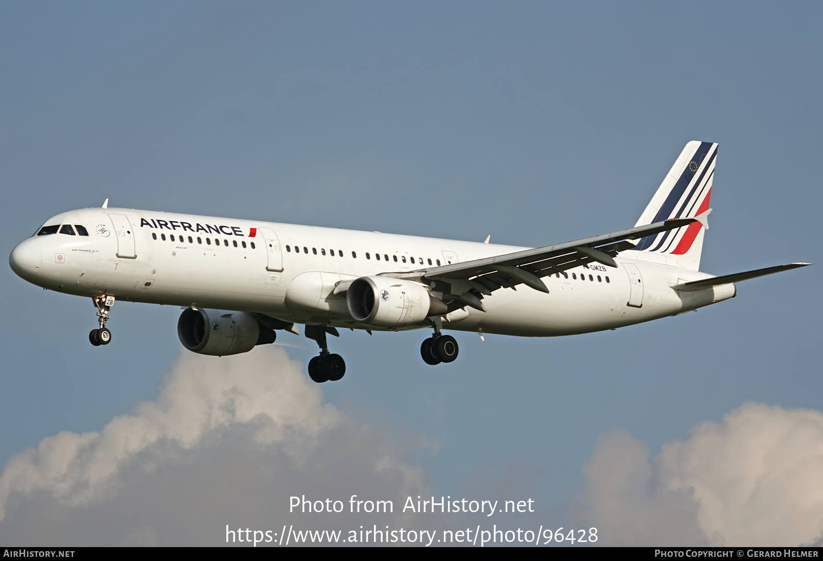 Aircraft Photo of F-GMZB | Airbus A321-111 | Air France | AirHistory.net #96428