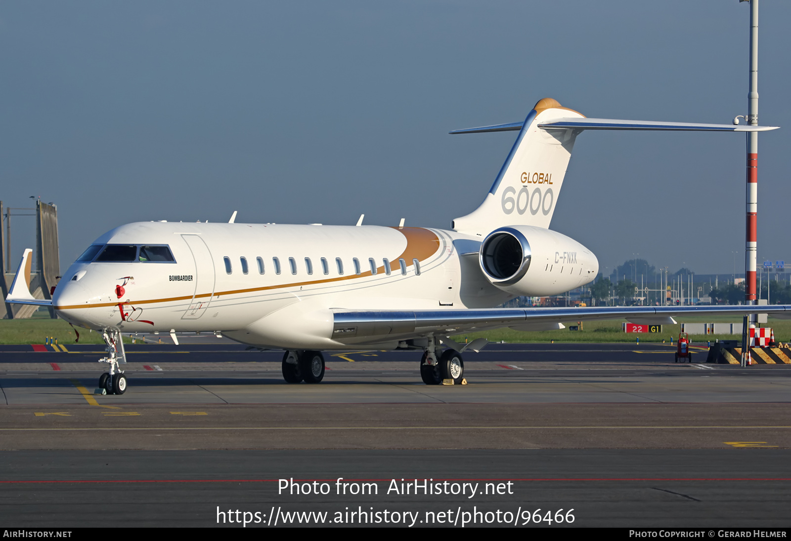 Aircraft Photo of C-FNXK | Bombardier Global 6000 (BD-700-1A10) | Bombardier | AirHistory.net #96466