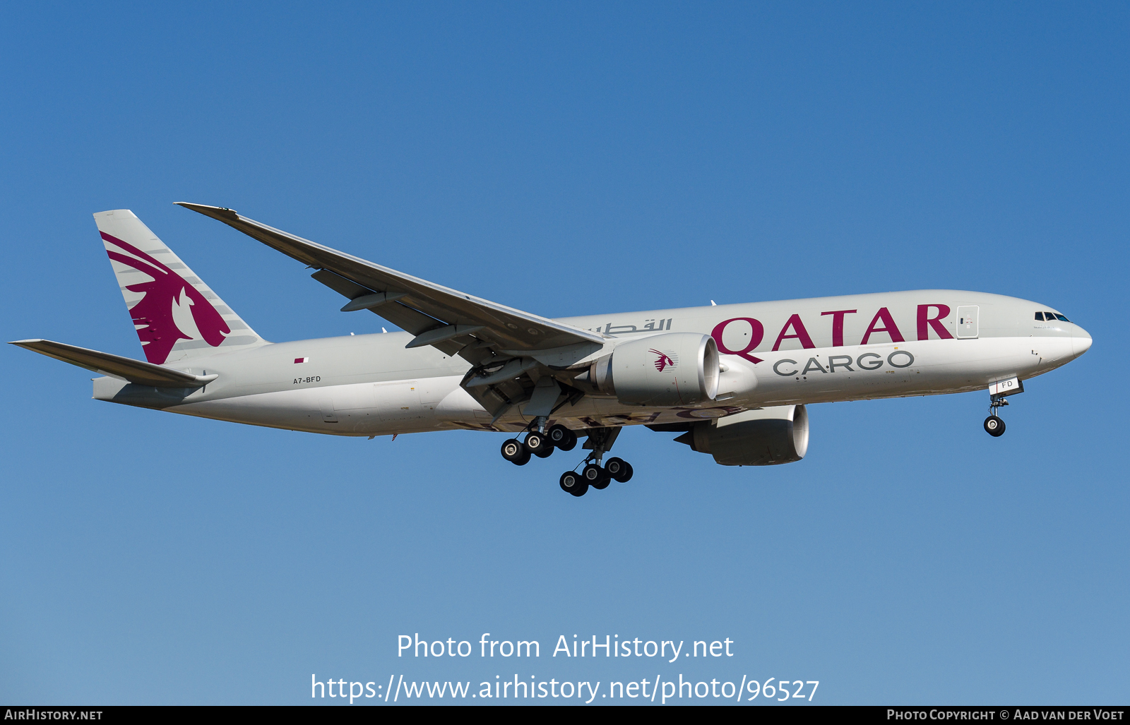 Aircraft Photo of A7-BFD | Boeing 777-FDZ | Qatar Airways Cargo | AirHistory.net #96527