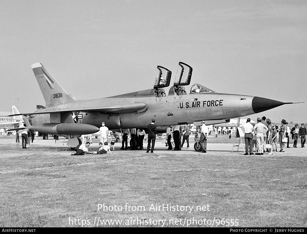 Aircraft Photo of 63-8311 / 38311 | Republic F-105F Thunderchief | USA - Air Force | AirHistory.net #96555