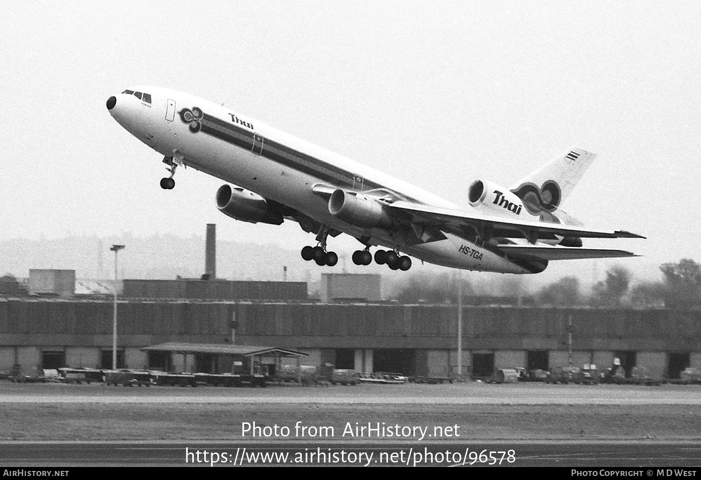 Aircraft Photo of HS-TGA | McDonnell Douglas DC-10-30 | Thai Airways International | AirHistory.net #96578