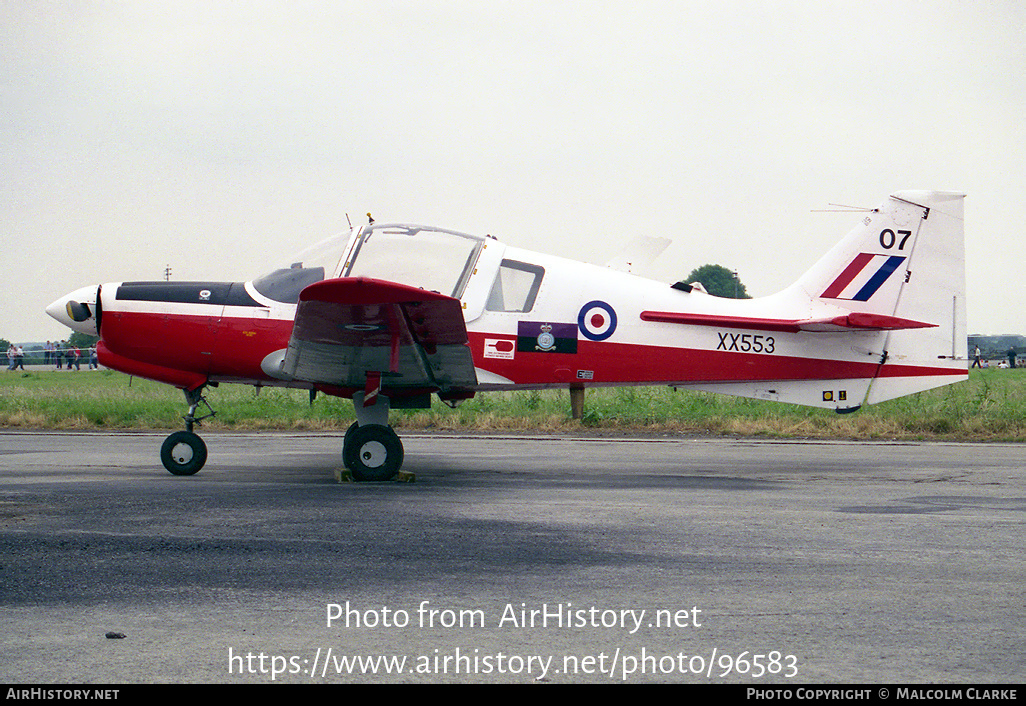Aircraft Photo of XX553 | Scottish Aviation Bulldog T1 | UK - Air Force | AirHistory.net #96583