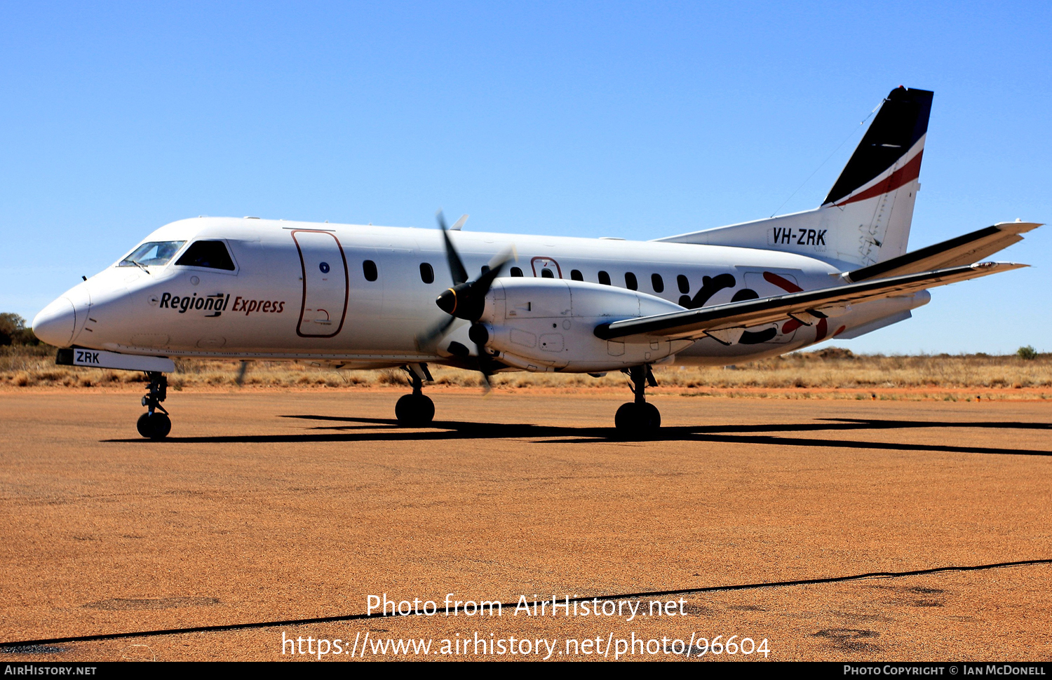 Aircraft Photo of VH-ZRK | Saab 340B | REX - Regional Express | AirHistory.net #96604