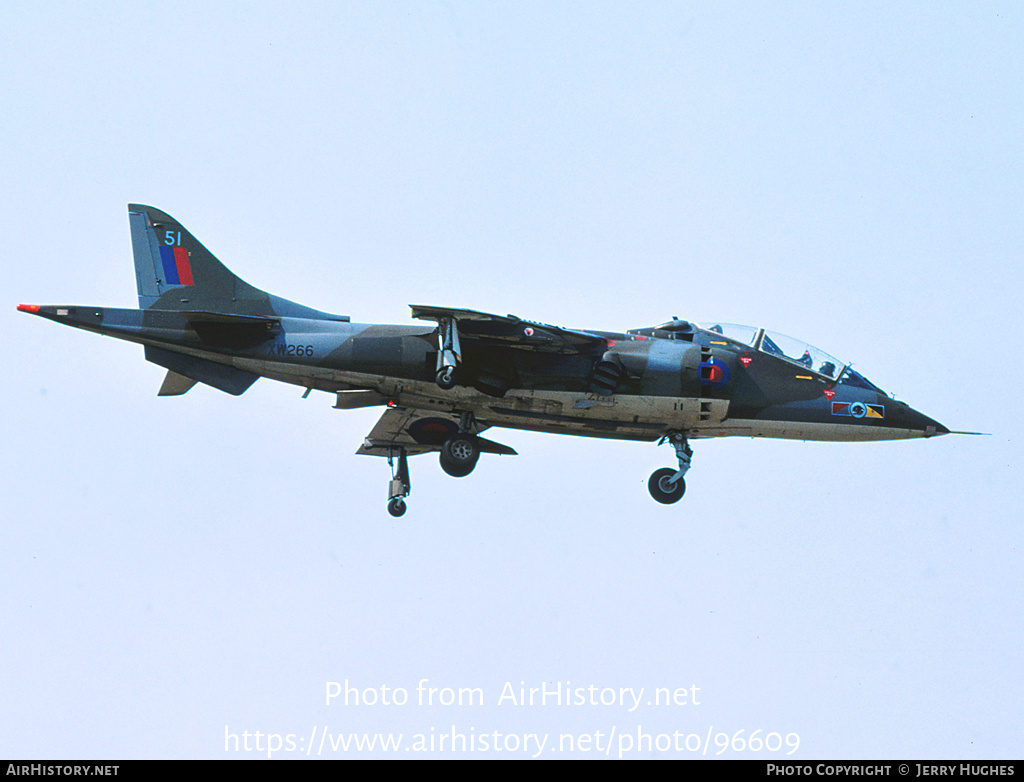 Aircraft Photo of XW266 | Hawker Siddeley Harrier T4A | UK - Air Force | AirHistory.net #96609