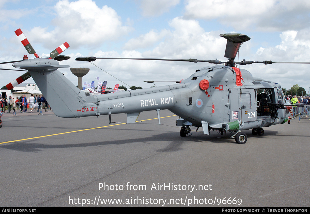 Aircraft Photo of XZ245 | Westland WG-13 Lynx HAS3GMS | UK - Navy | AirHistory.net #96669