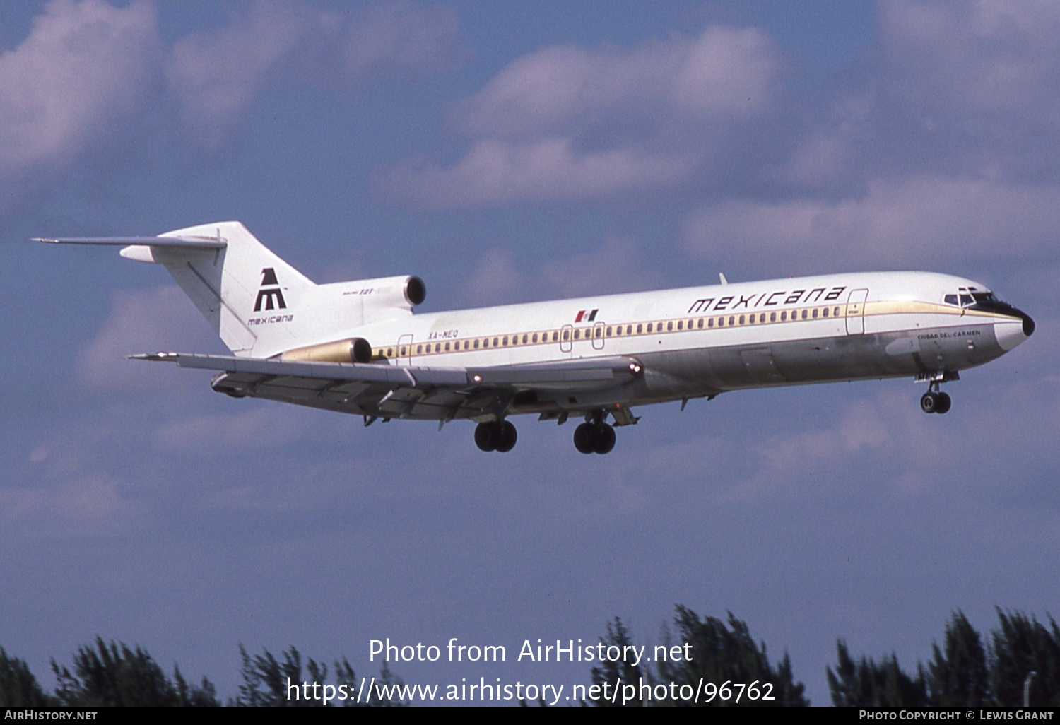 Aircraft Photo of XA-MEQ | Boeing 727-2Q4/Adv | Mexicana | AirHistory.net #96762