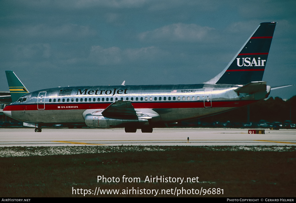 Aircraft Photo of N252AU | Boeing 737-201/Adv | Metrojet | AirHistory.net #96881