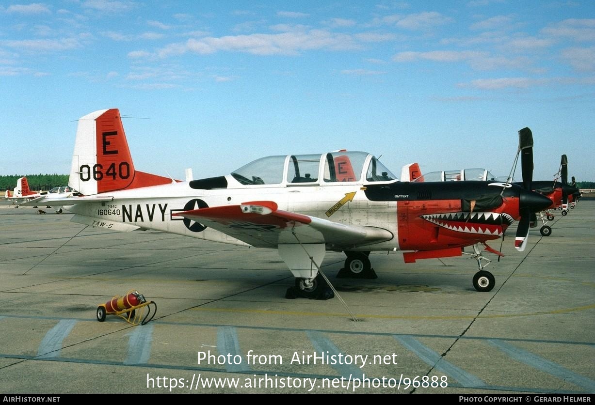 Aircraft Photo of 160640 | Beech T-34C Turbo Mentor | USA - Navy | AirHistory.net #96888