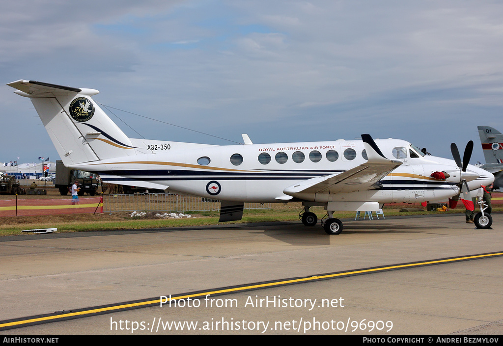 Aircraft Photo of A32-350 | Raytheon 350 King Air (B300) | Australia - Air Force | AirHistory.net #96909