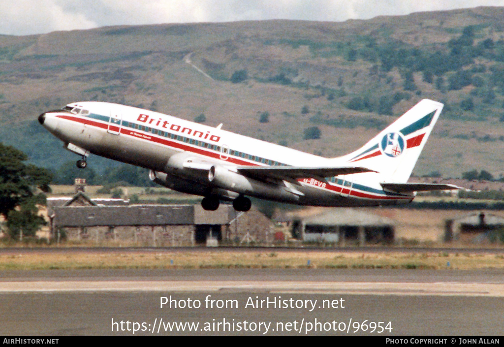 Aircraft Photo of G-BFVB | Boeing 737-204/Adv | Britannia Airways | AirHistory.net #96954