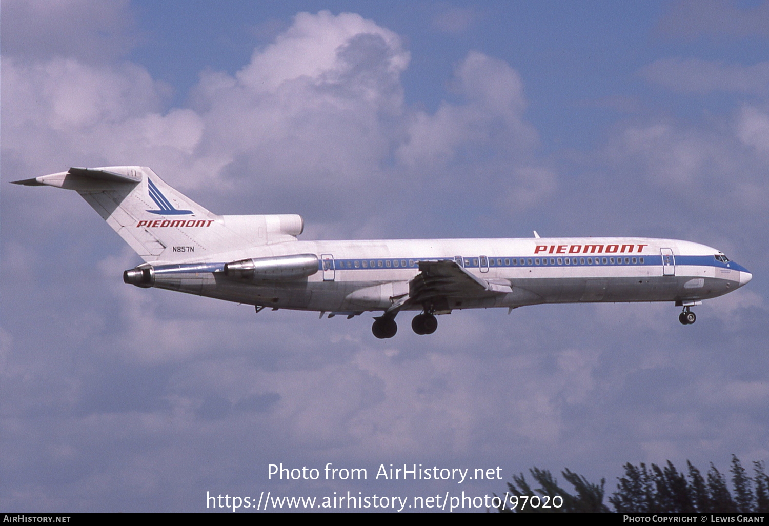 Aircraft Photo of N857N | Boeing 727-214 | Piedmont Airlines | AirHistory.net #97020