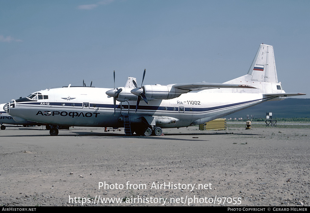 Aircraft Photo of RA-11002 | Antonov An-12B | Aeroflot | AirHistory.net #97055