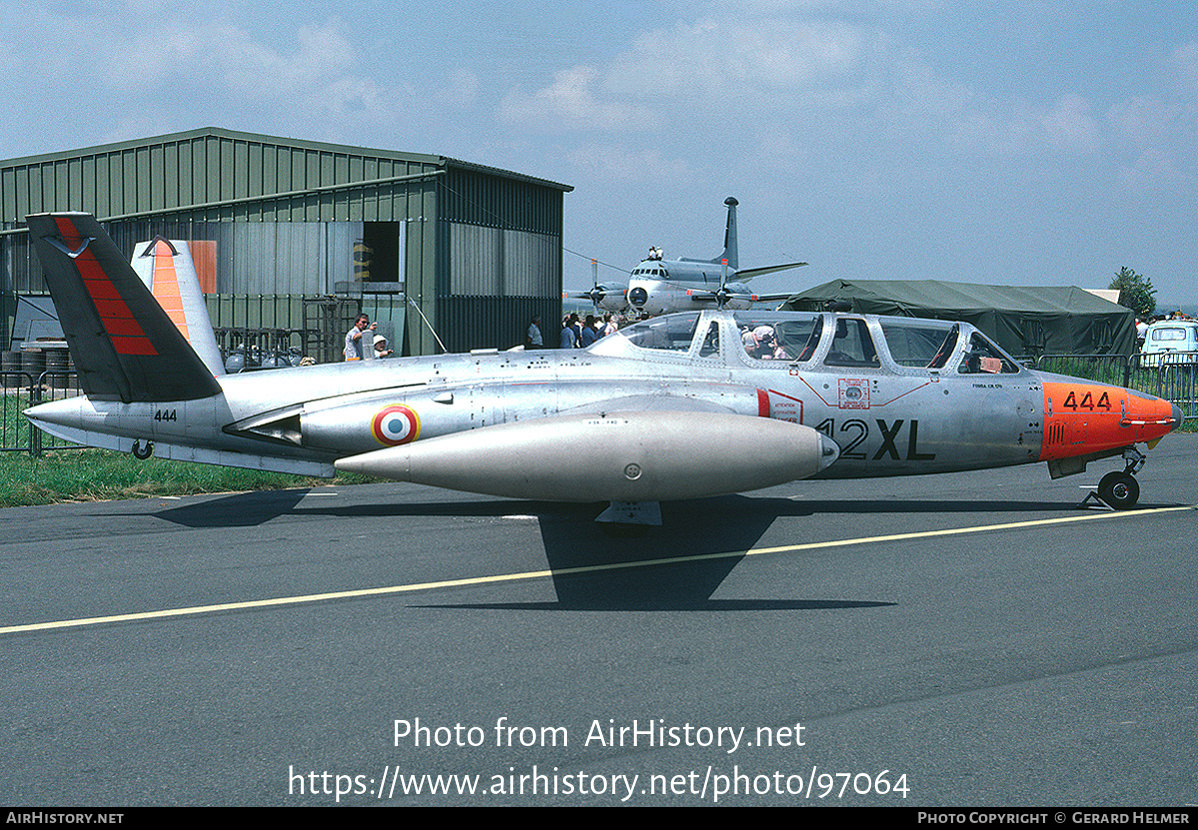 Aircraft Photo of 444 | Fouga CM-170R Magister | France - Air Force | AirHistory.net #97064