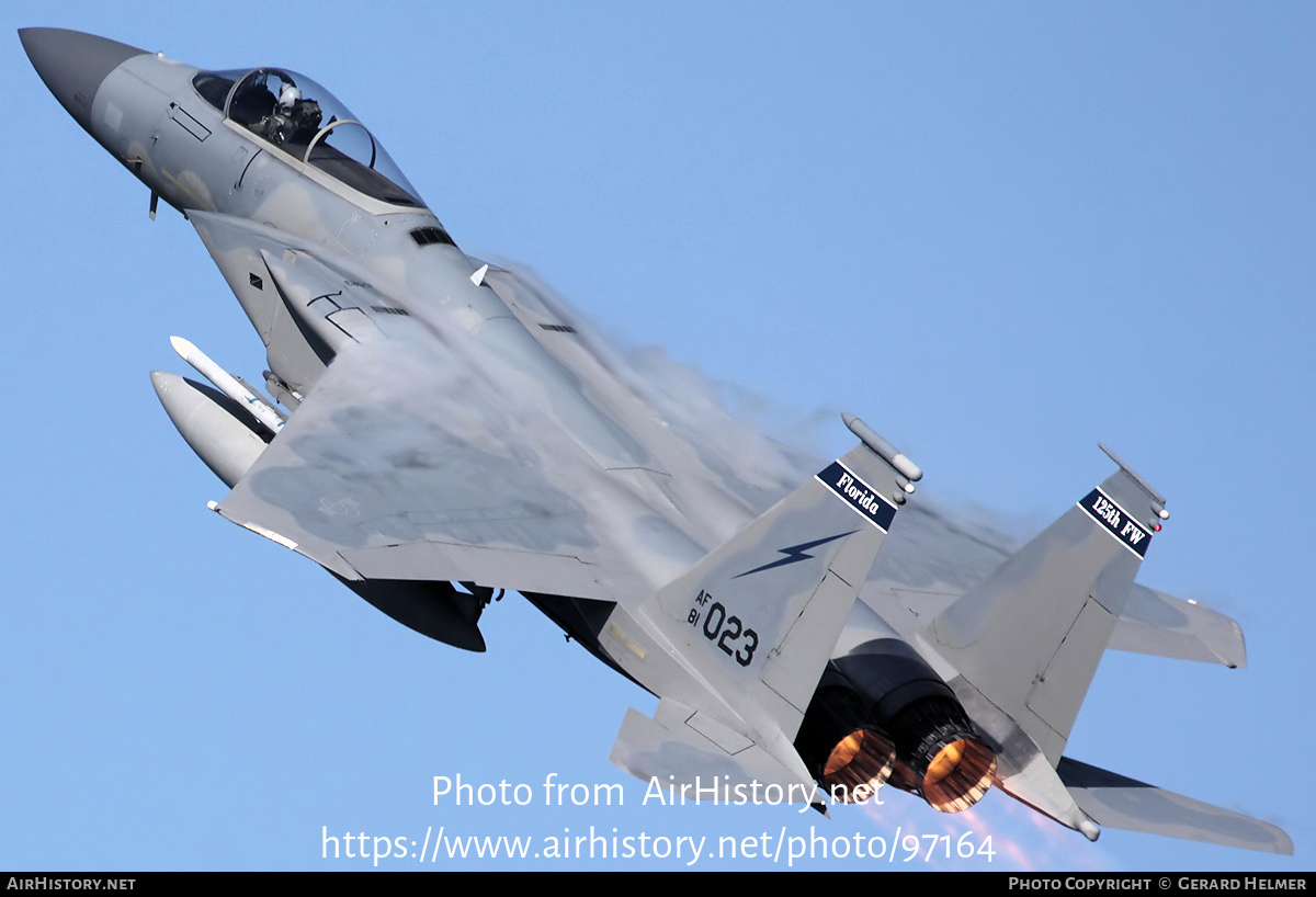 Aircraft Photo of 81-0023 / AF81-023 | McDonnell Douglas F-15C Eagle | USA - Air Force | AirHistory.net #97164