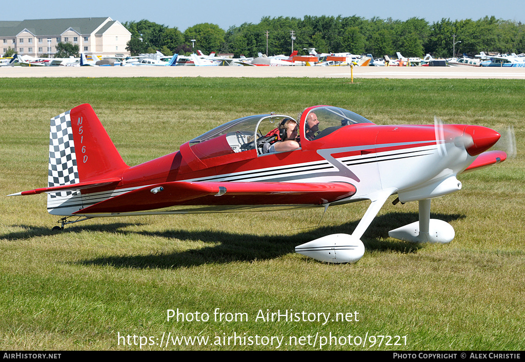 Aircraft Photo of N516D | Van's RV-6 | AirHistory.net #97221