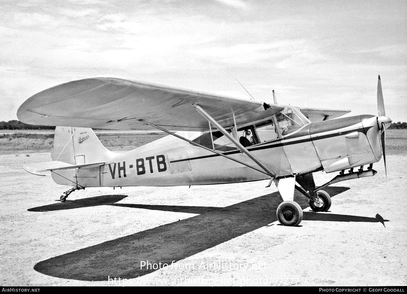 Aircraft Photo of VH-BTB | Auster J-5G Cirrus Autocar | AirHistory.net #97277