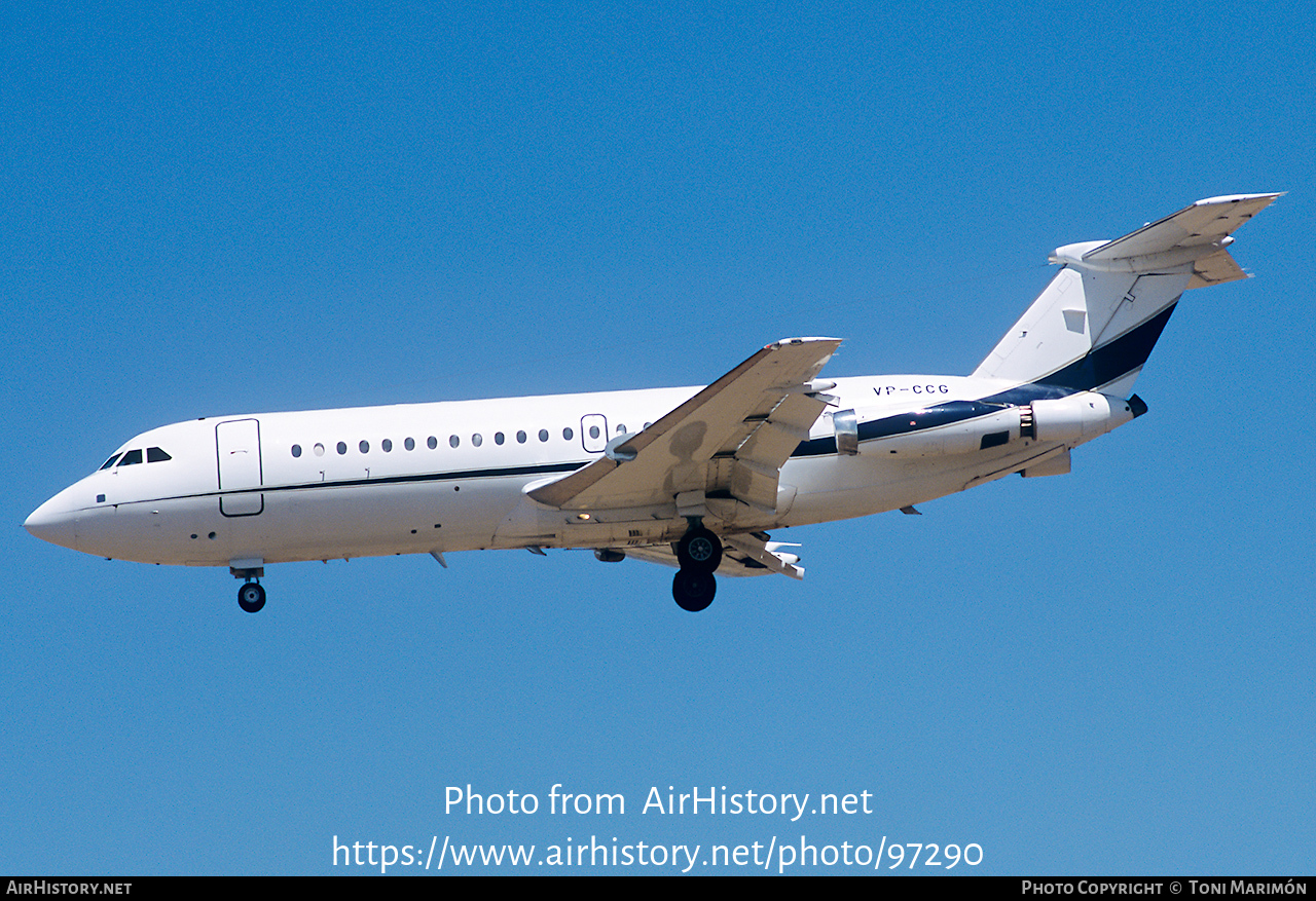 Aircraft Photo of VP-CCG | BAC 111-401AK One-Eleven | AirHistory.net #97290