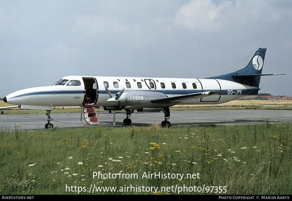 Aircraft Photo of OO-JPK | Swearingen SA-226TC Metro II | Sabena | AirHistory.net #97355