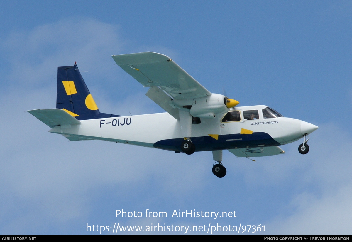 Aircraft Photo of F-OIJU | Pilatus Britten-Norman BN-2B-20 Islander | St. Barth Commuter | AirHistory.net #97361