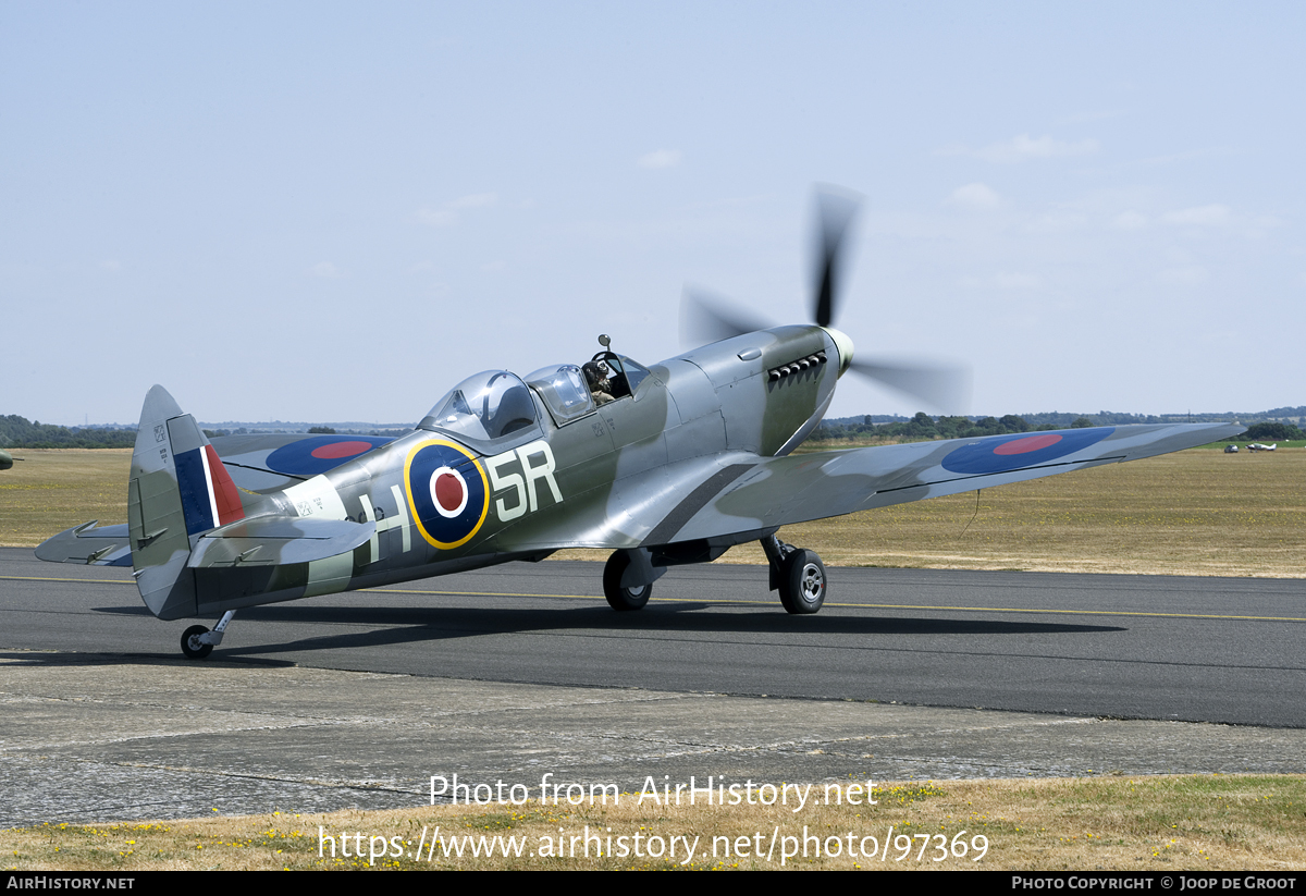 Aircraft Photo of G-CCCA / PV202 | Supermarine 509 Spitfire T9C | UK - Air Force | AirHistory.net #97369